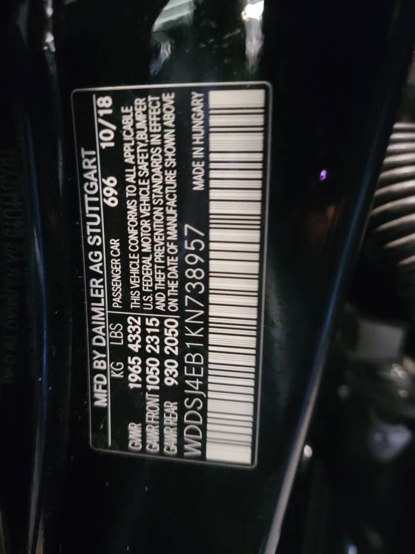 2019 MERCEDES BENZ CLA 250 — 123813 Miles — Lot 1KN738957 — Main - Marhaba Auctions Used Cars - Image 10