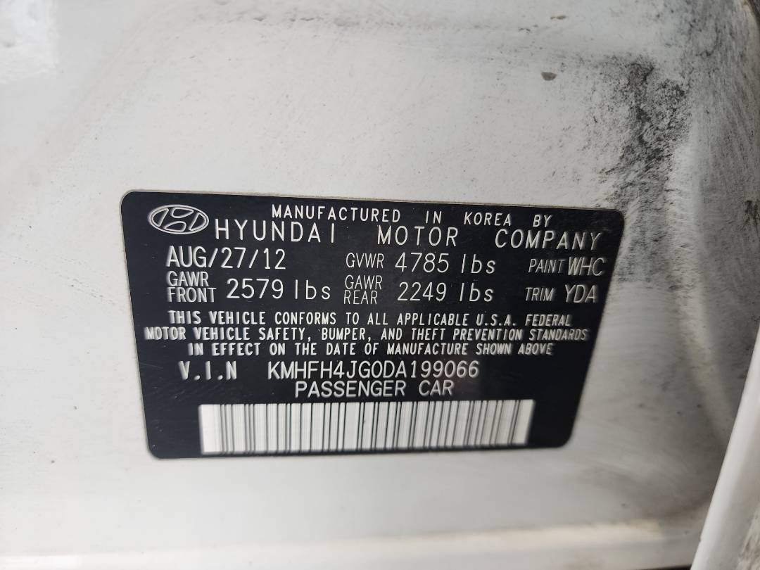 2013 HYUNDAI AZERA — 174141 Miles — Lot 37432606 — Main - Marhaba Auctions Used Cars - Image 5