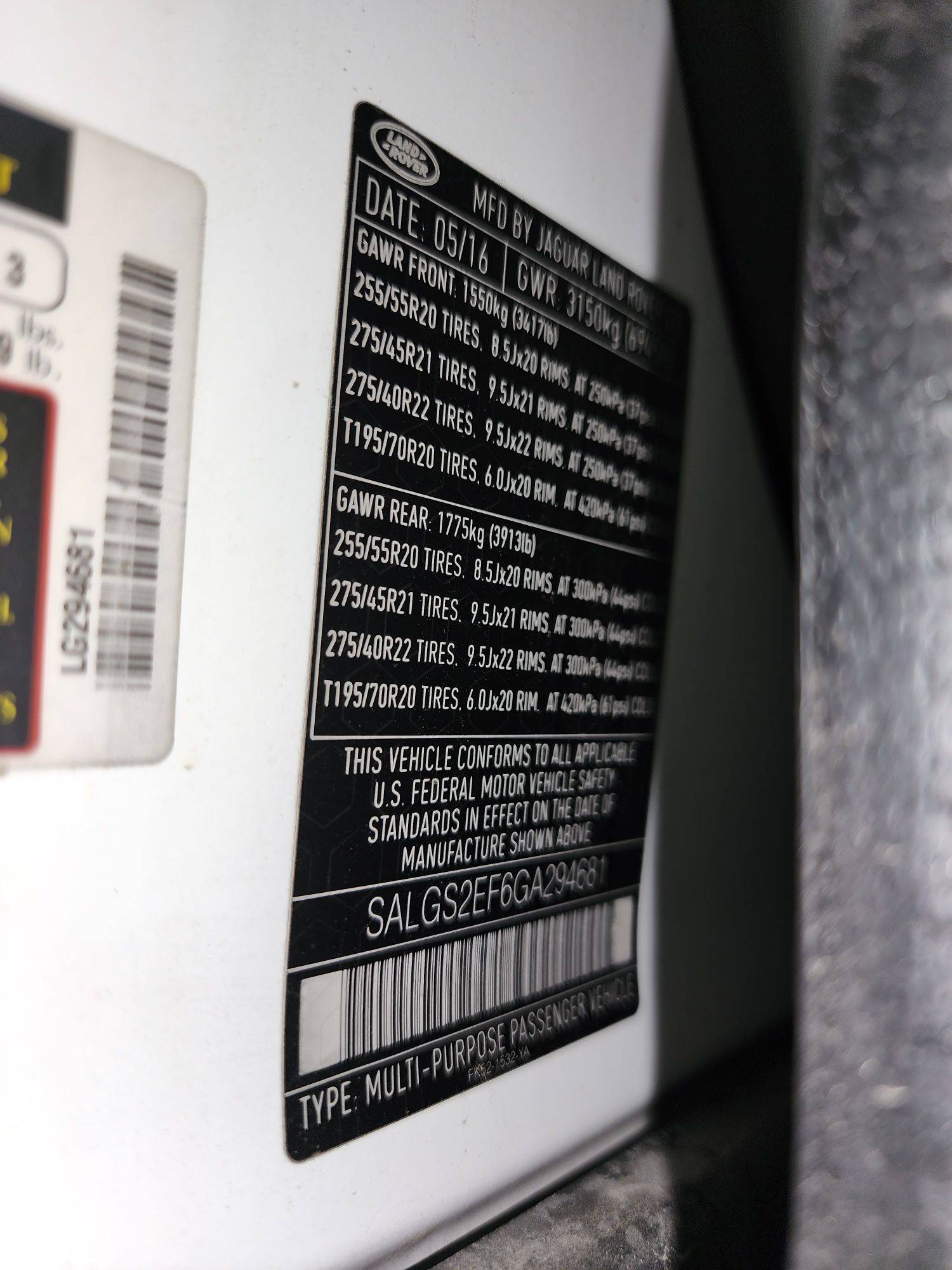 LAND ROVER RANGE ROVER 2016 - Marhaba Auction Used Cars - Image 12