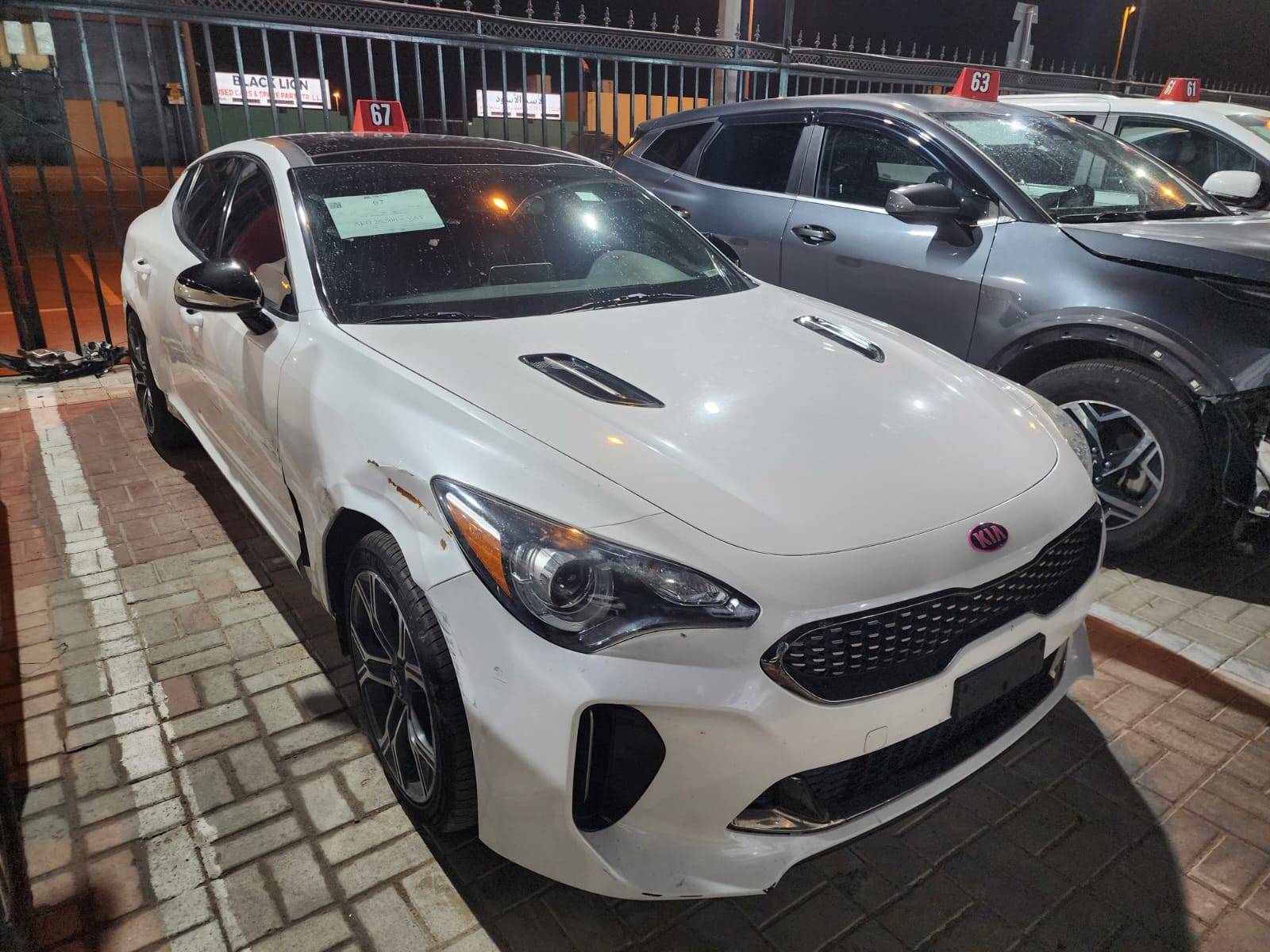 2021 KIA STINGER — 58241 Miles — Lot A5M6095143 — Al Sajaa - Marhaba Auctions Used Cars - Image 5