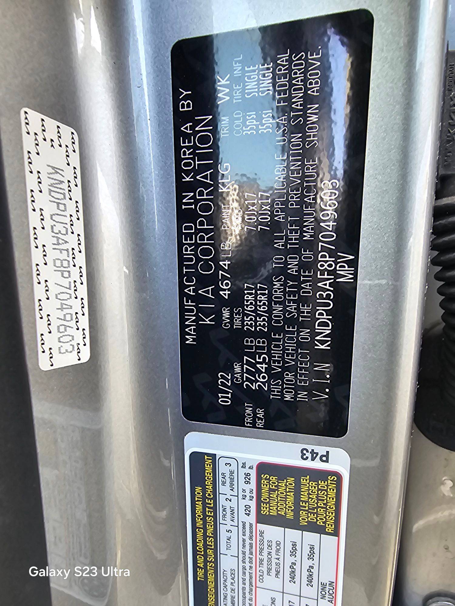 KIA SPORTAGE 2023 - Marhaba Auction Used Cars - Image 10