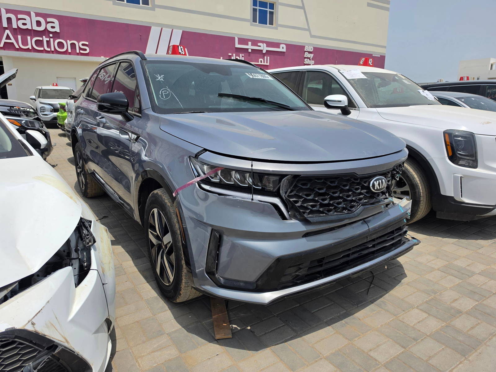 2021 KIA SORENTO — 97331 Miles — Lot 038650 - Marhaba Auctions Used Cars - Image 3