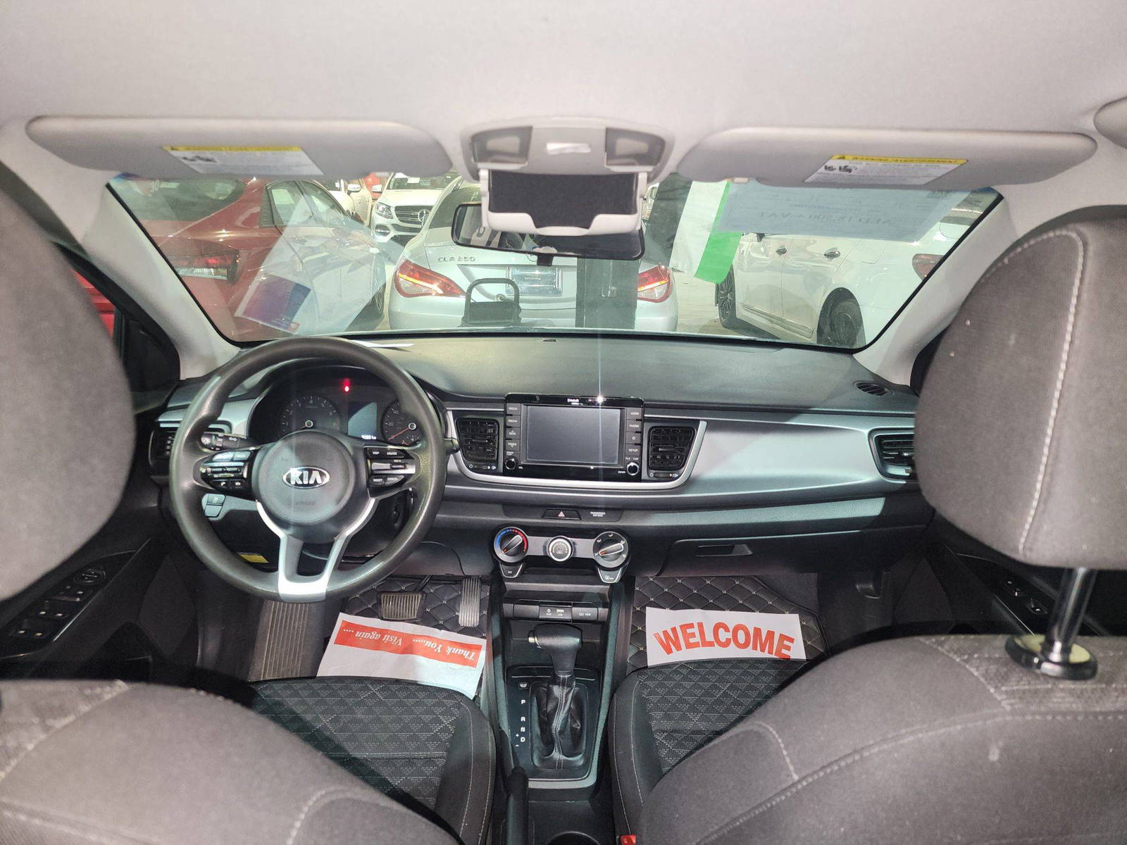 2019 KIA RIO — 95831 Miles — Lot 174684 — Al Quoz - Marhaba Auctions Used Cars - Image 3
