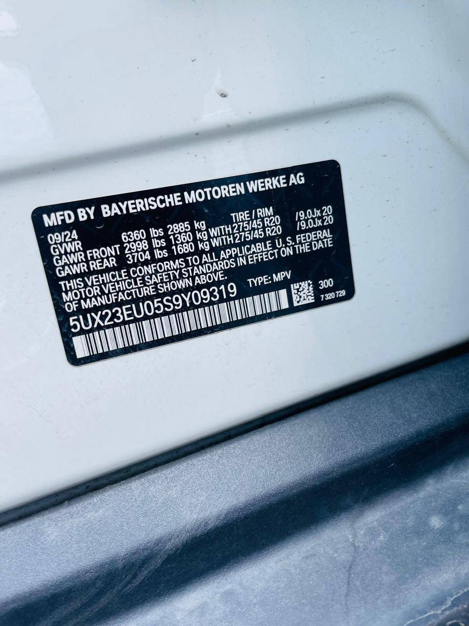 BMW X5 XDRIVE40I 2025 - Marhaba Auction Used Cars - Image 11