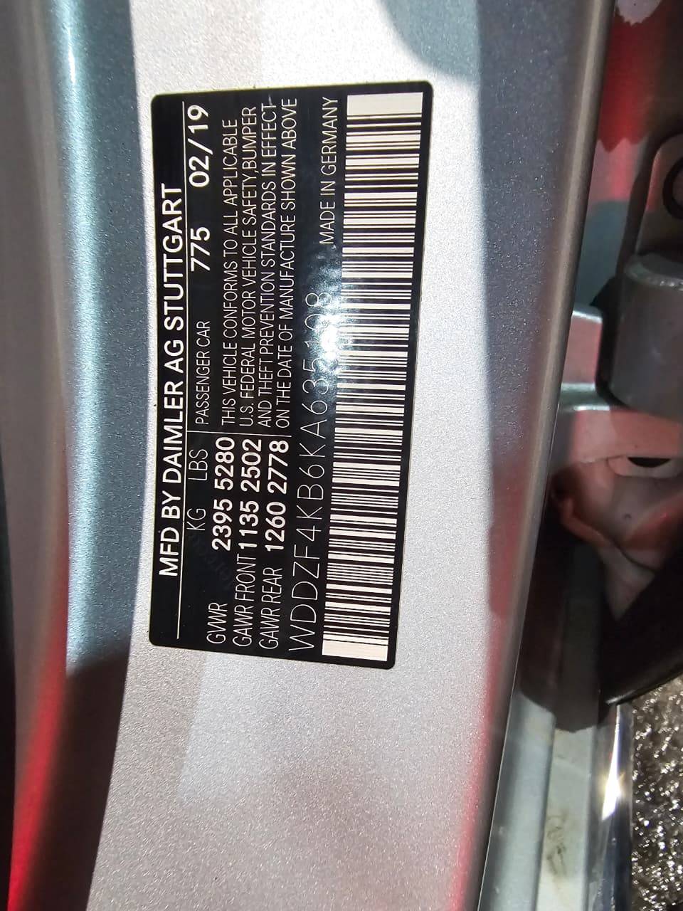 2019 MERCEDES BENZ E-300 — 114960 KM — Lot A635108 — Main - Marhaba Auctions Used Cars - Image 12