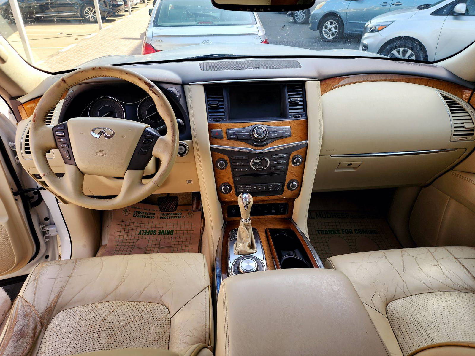 2013 INFINITI QX56 — 195130 Miles — Lot NE4D9060802 — Souq - Marhaba Auctions Used Cars - Image 7