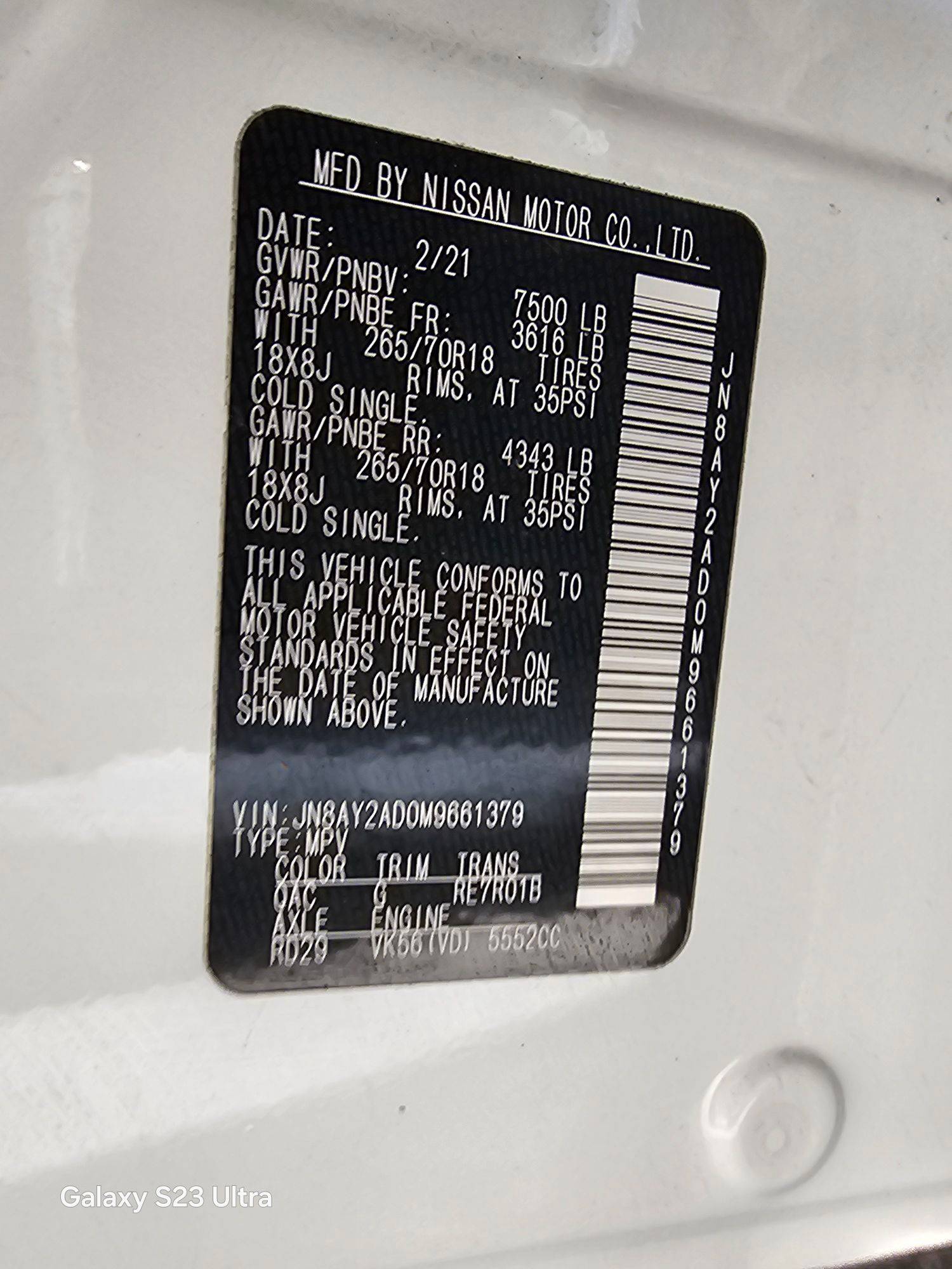 NISSAN ARMADA 2021 - Marhaba Auction Used Cars - Image 11