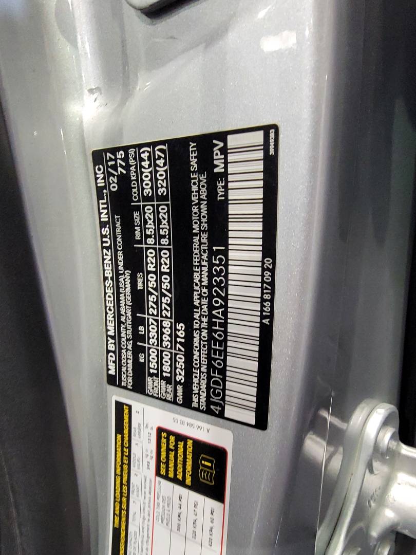 MERCEDES BENZ GLS 450 2017 - Marhaba Auction Used Cars - Image 11