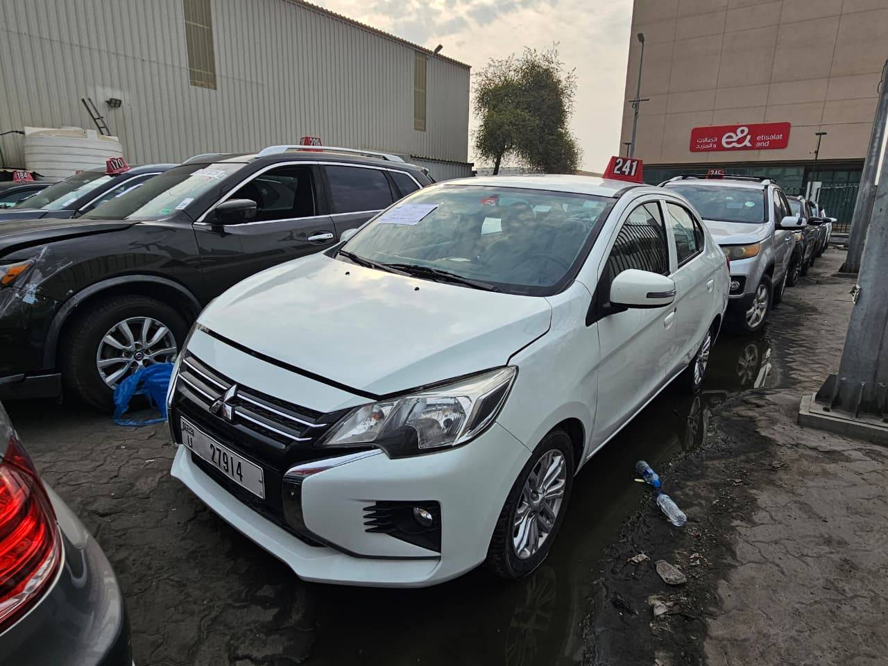 2023 MITSUBISHI ATTRAGE — sold — 98655 KM — Lot H000757 — Main - Marhaba Auctions Used Cars - Image 3