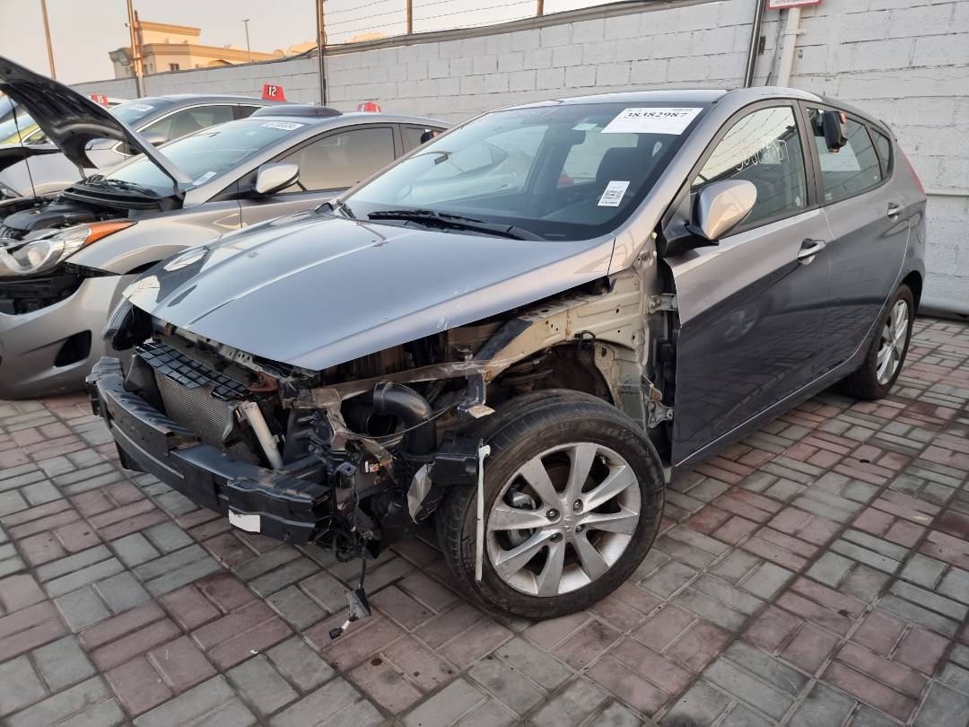 2014 HYUNDAI ACCENT — 121035 Miles — Lot 124587 — Ind. 12 - Marhaba Auctions Used Cars - Image 4