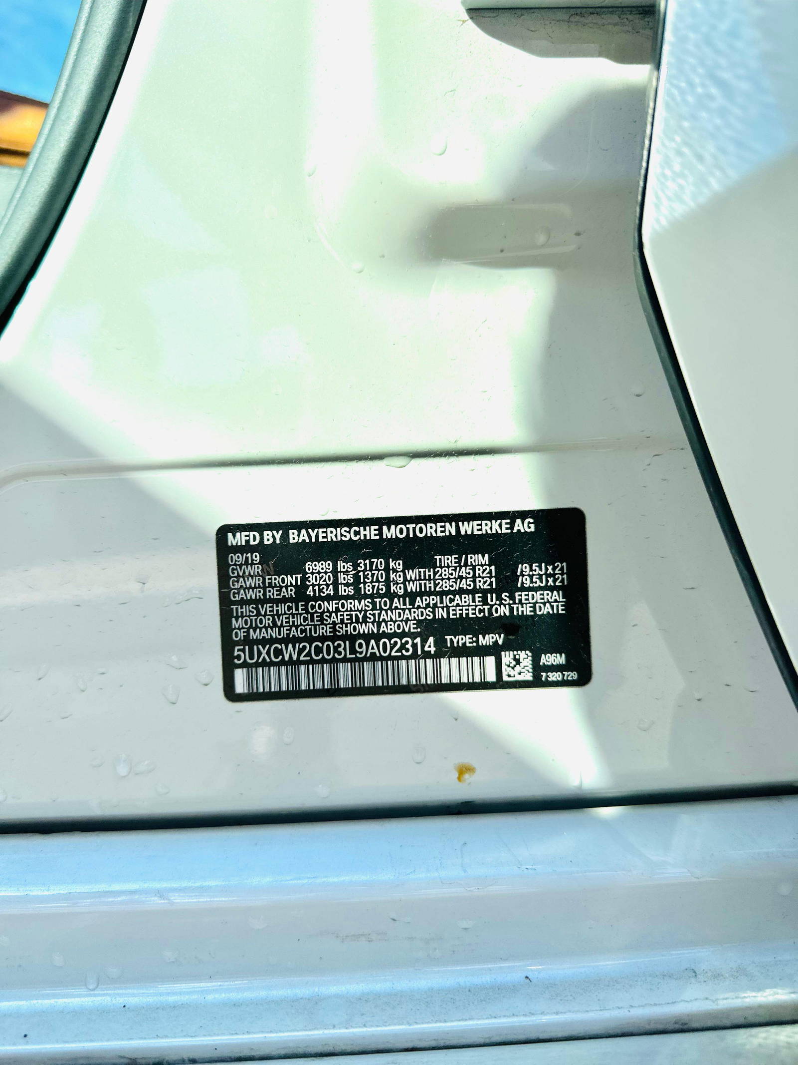 2020 BMW X7 XDRIVE40I — 52780 KM — Lot 02314 — Main - Marhaba Auctions Used Cars - Image 15