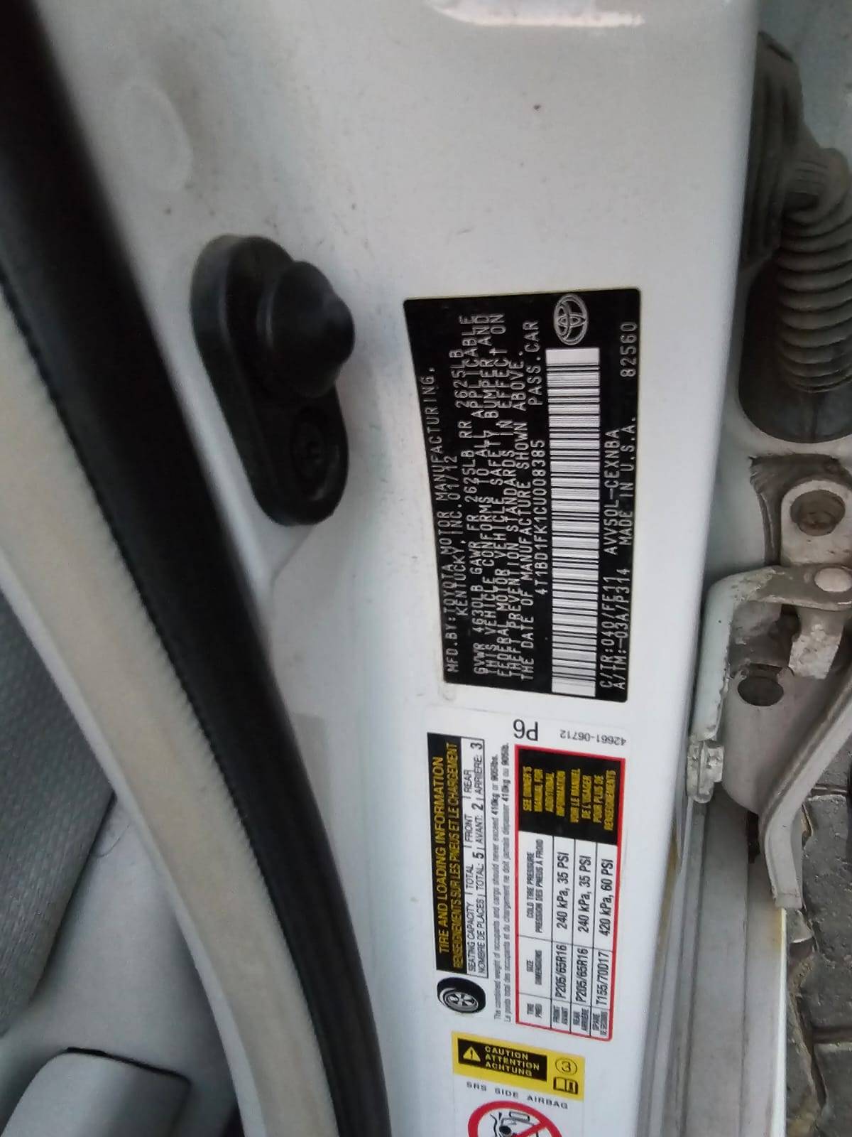 TOYOTA CAMRY 2012 - Marhaba Auction Used Cars - Image 12