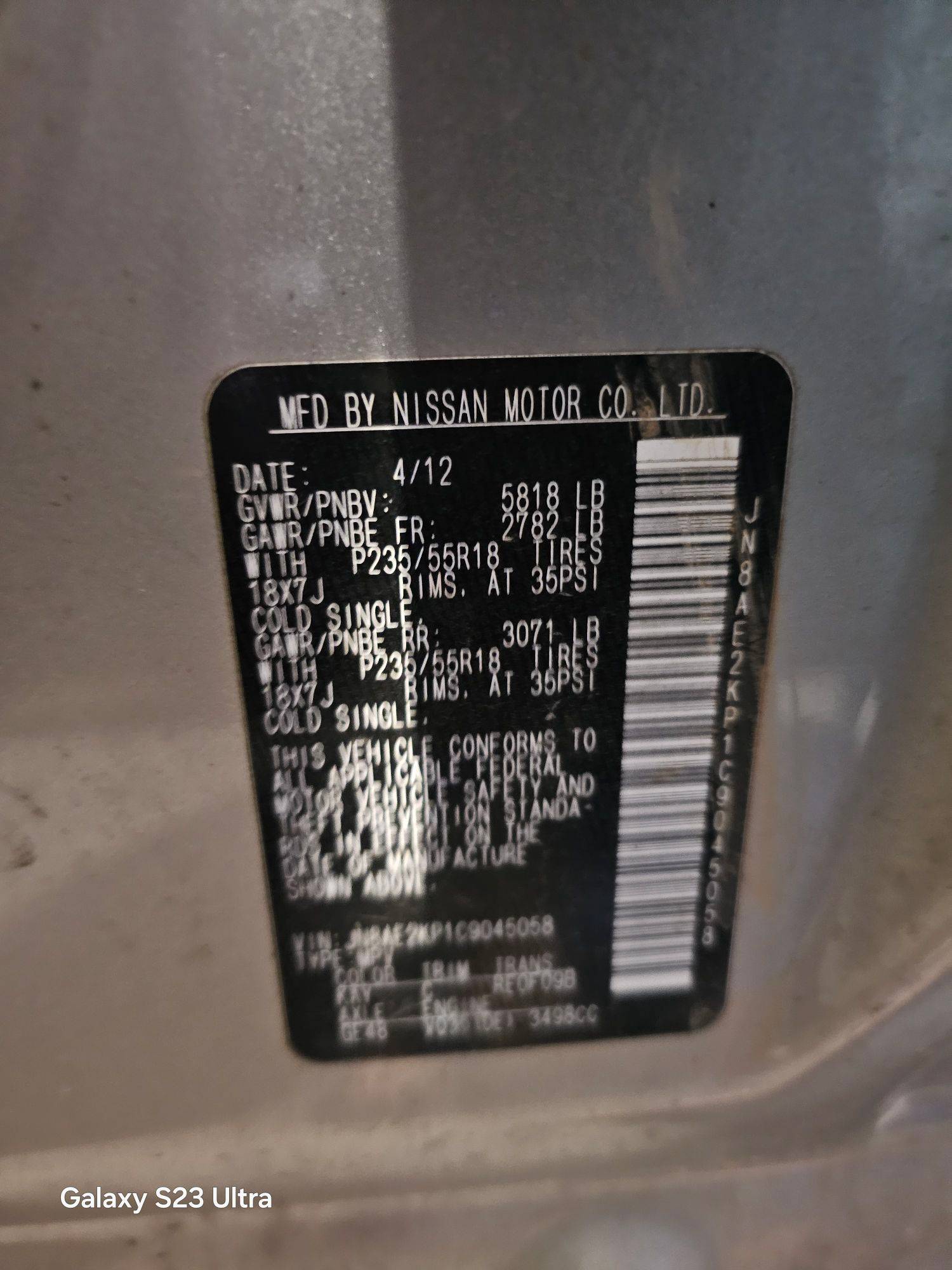 NISSAN QUEST 2012 - Marhaba Auction Used Cars - Image 10