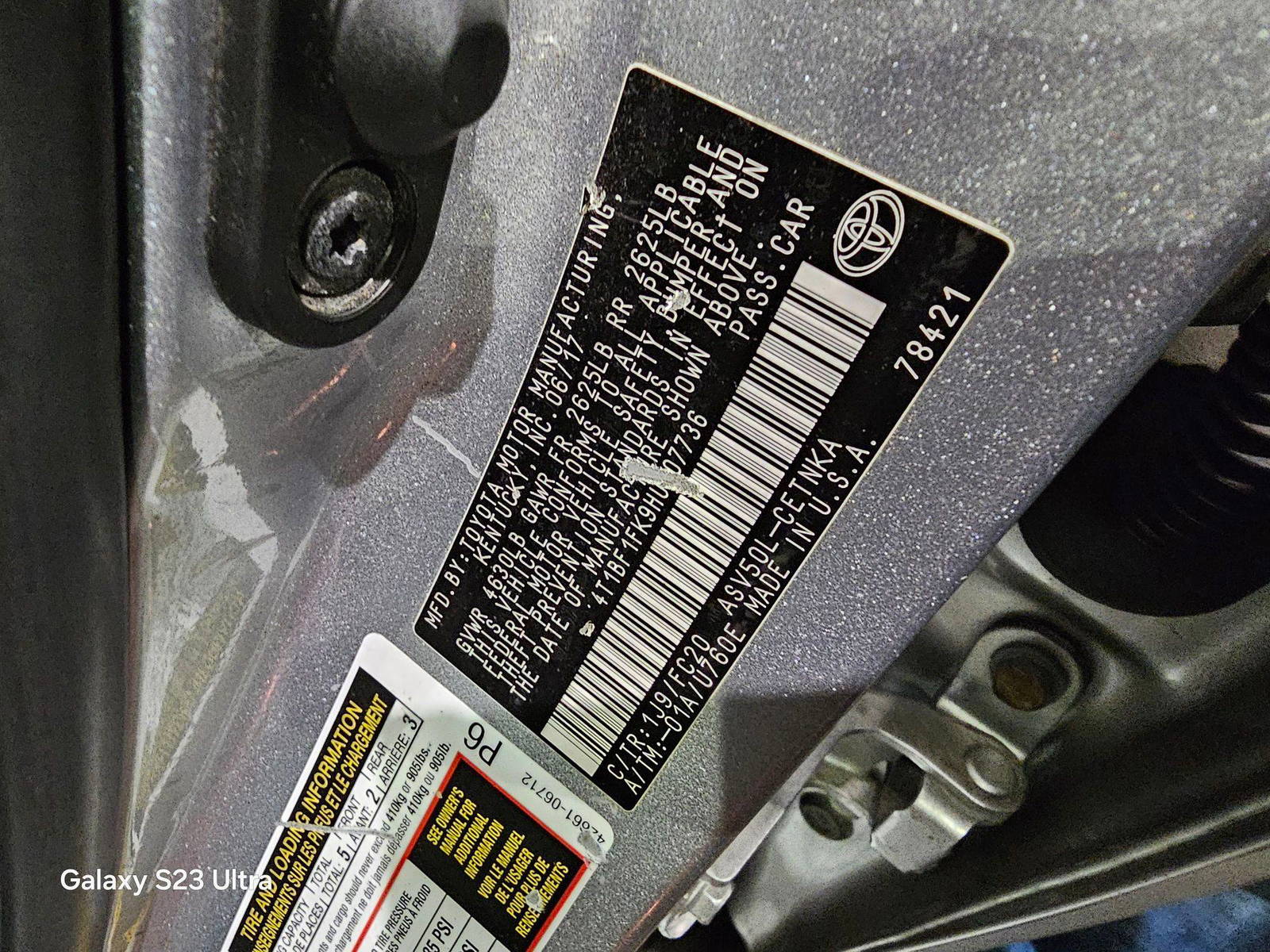 TOYOTA CAMRY 2017 - Marhaba Auction Used Cars - Image 8