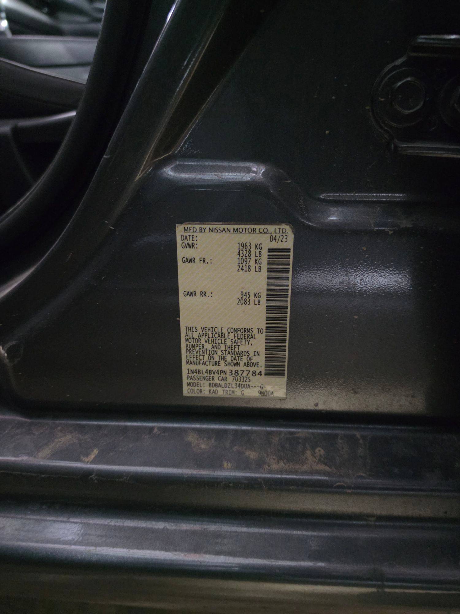 NISSAN ALTIMA 2023 - Marhaba Auction Used Cars - Image 8