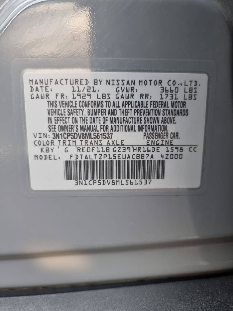 2021 NISSAN KICKS — 34171 Miles — Lot 8ML561537 — Main - Marhaba Auctions Used Cars - Image 9