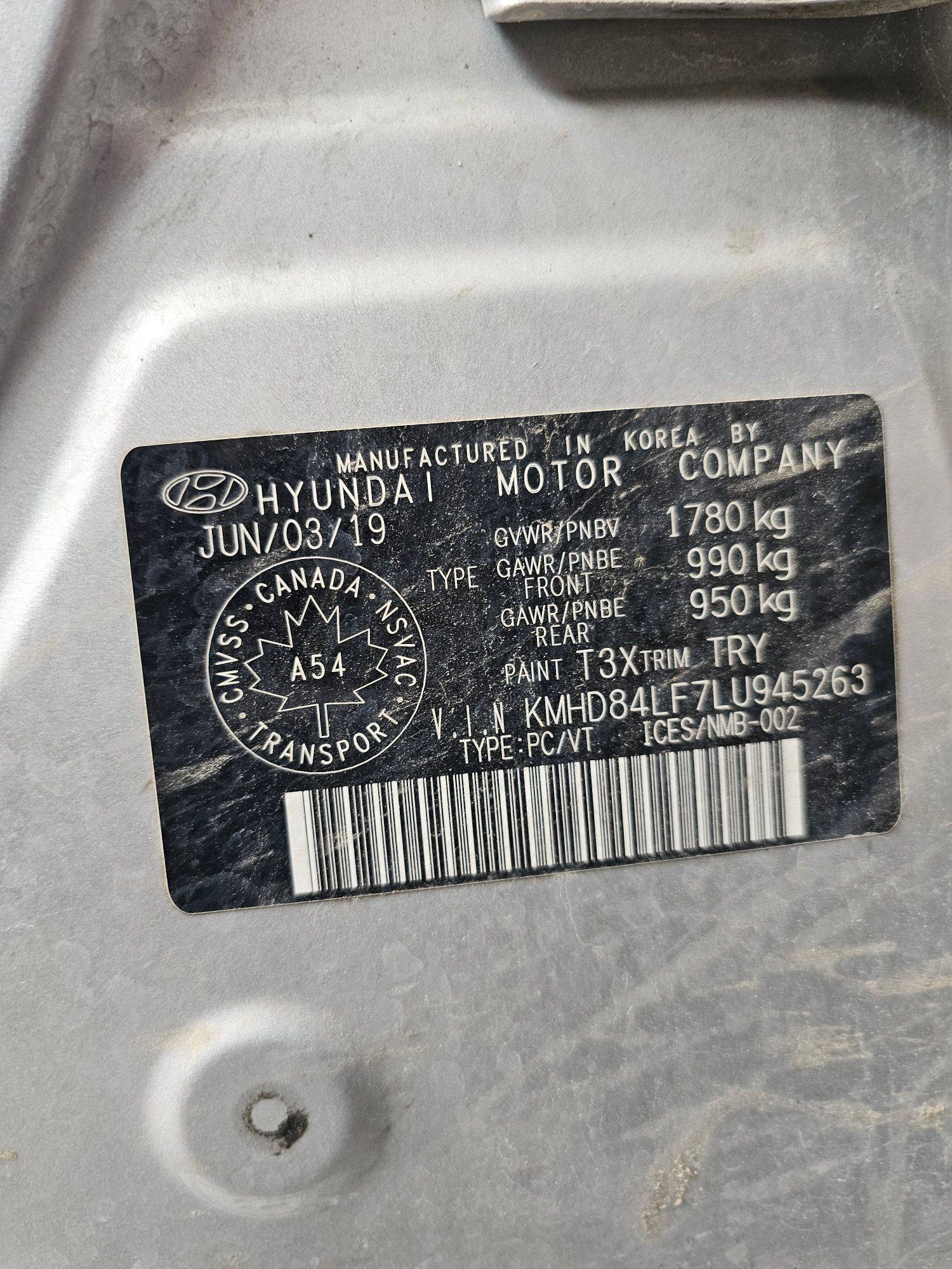 2020 HYUNDAI ELANTRA — 127664 KM — Lot 56347785 — Souq - Marhaba Auctions Used Cars - Image 10