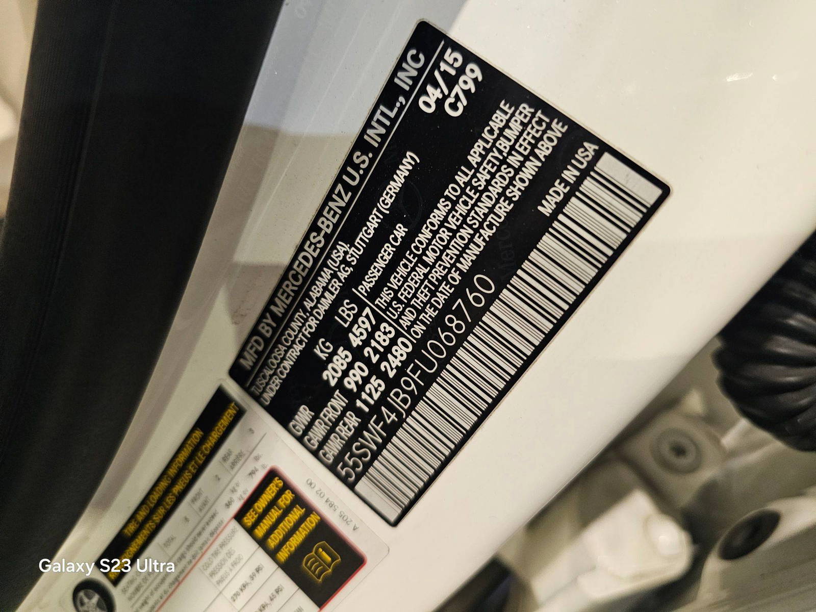 MERCEDES BENZ C300 2015 - Marhaba Auction Used Cars - Image 10