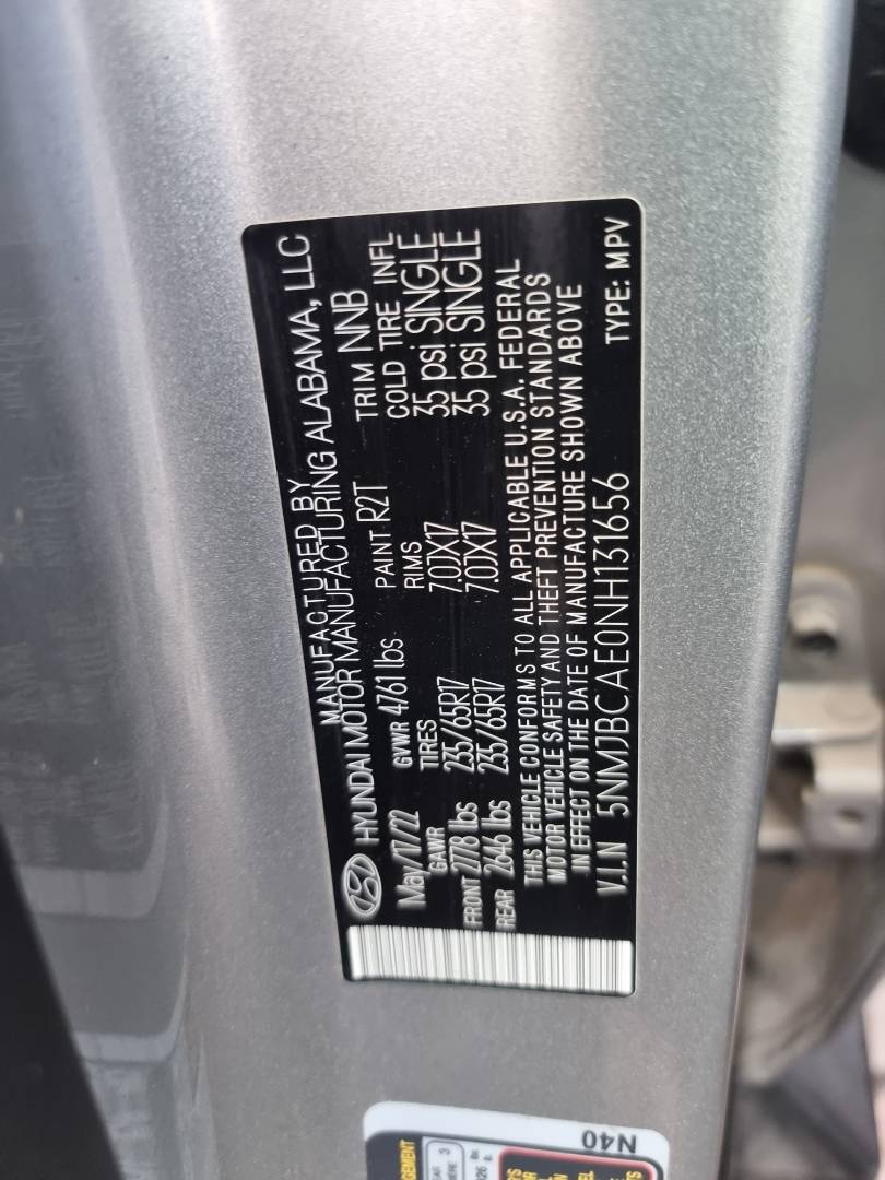 HYUNDAI TUCSON 2022 - Marhaba Auction Used Cars - Image 8