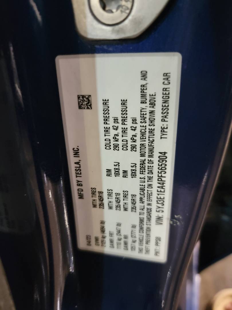 2023 TESLA MODEL 3 — 19807 Miles — Lot 41197880 — Main - Marhaba Auctions Used Cars - Image 10
