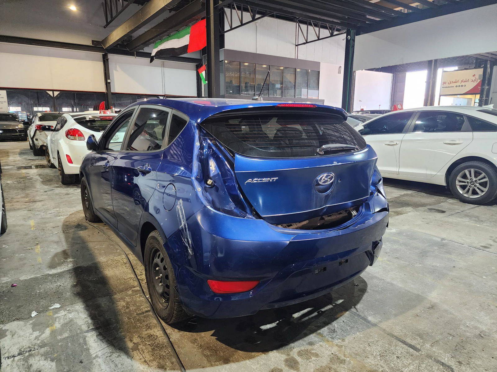 2015 HYUNDAI ACCENT — 138777 KM — Lot U202305 — Al Quoz - Marhaba Auctions Used Cars - Image 3