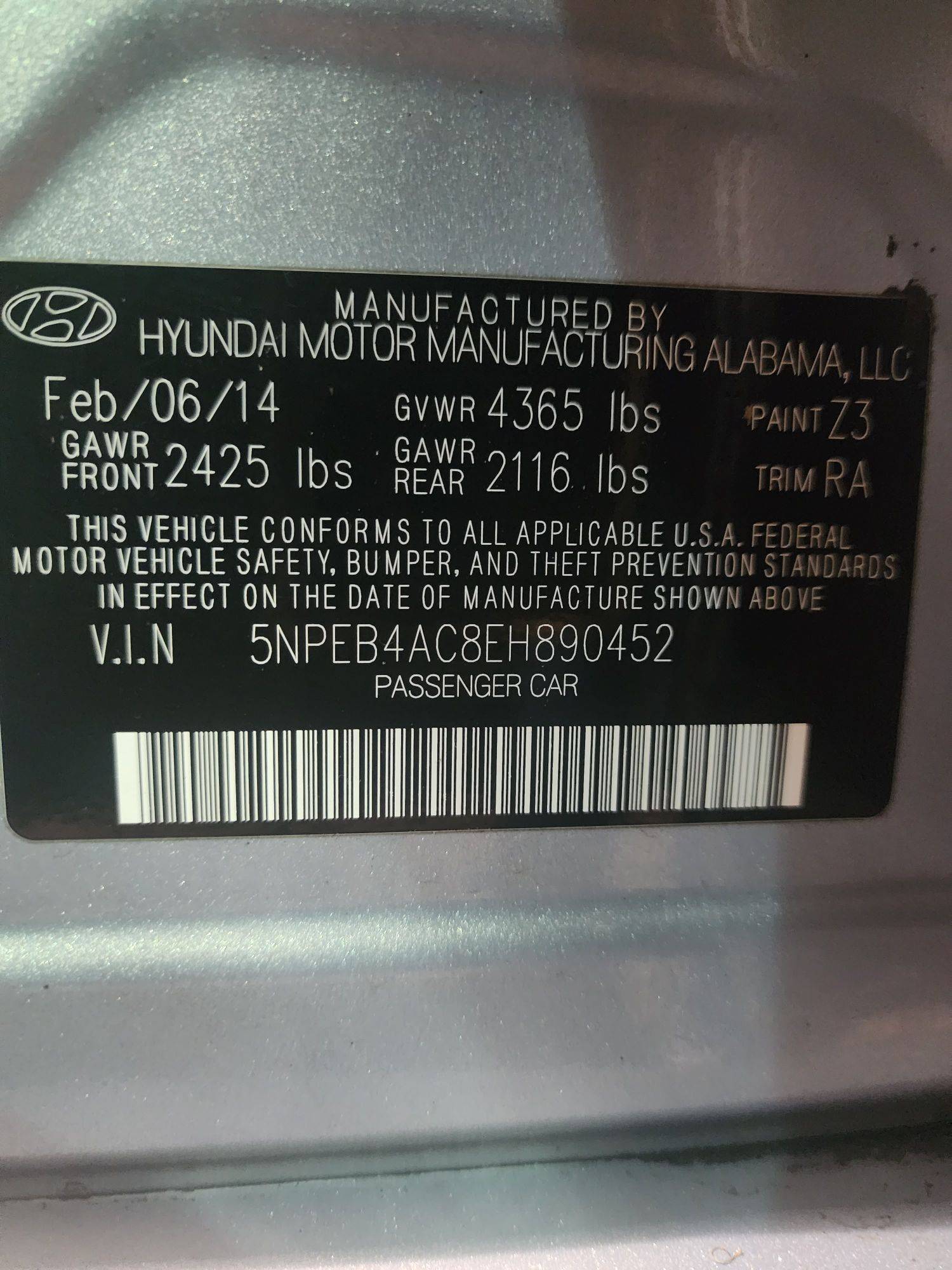 2014 HYUNDAI SONATA — 180740 Miles — Lot 37644700 - Marhaba Auctions Used Cars - Image 21