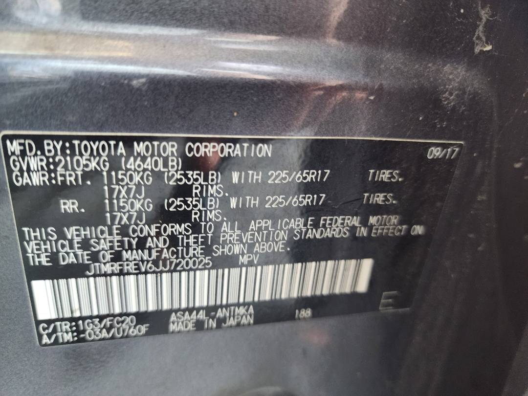 2018 TOYOTA RAV4 — 151349 Miles — Lot 82672663 - Marhaba Auctions Used Cars - Image 6