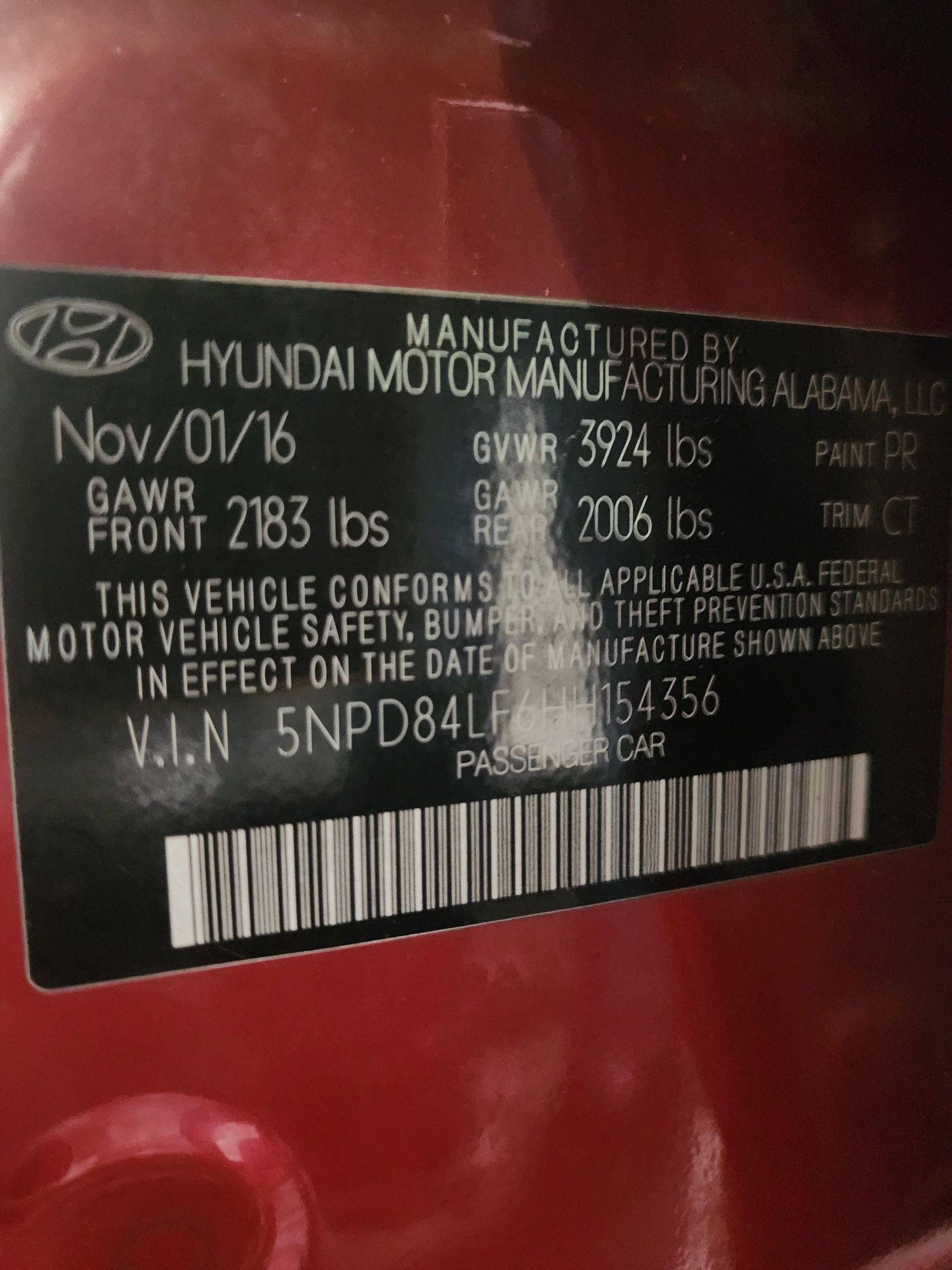 2017 HYUNDAI ELANTRA — 169135 Miles — Lot 70619563 - Marhaba Auctions Used Cars - Image 3