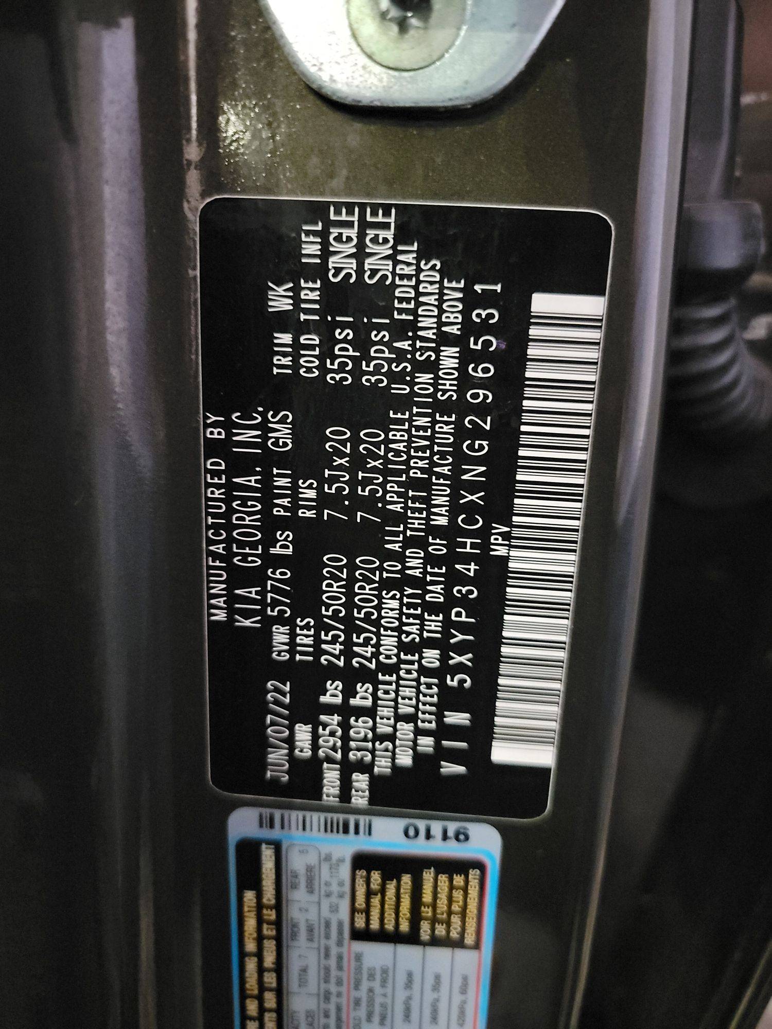 KIA TELLURIDE 2022 - Marhaba Auction Used Cars - Image 10