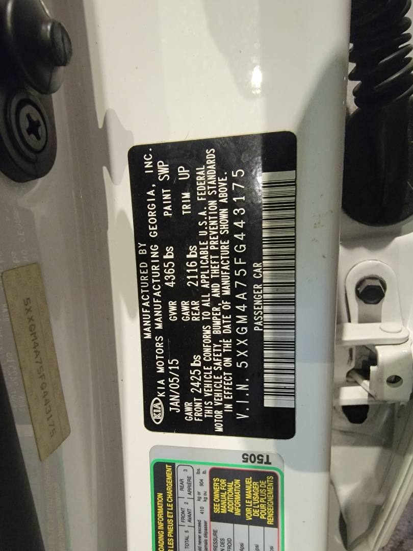 KIA OPTIMA 2015 - Marhaba Auction Used Cars - Image 9