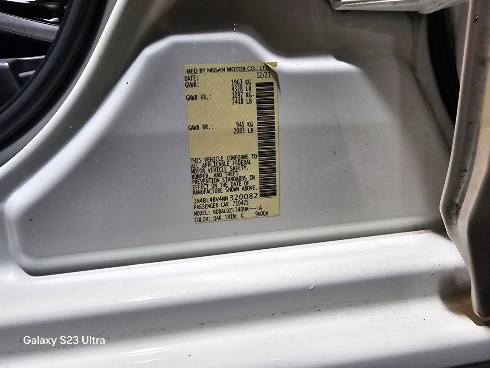 NISSAN ALTIMA 2022 - Marhaba Auction Used Cars - Image 8