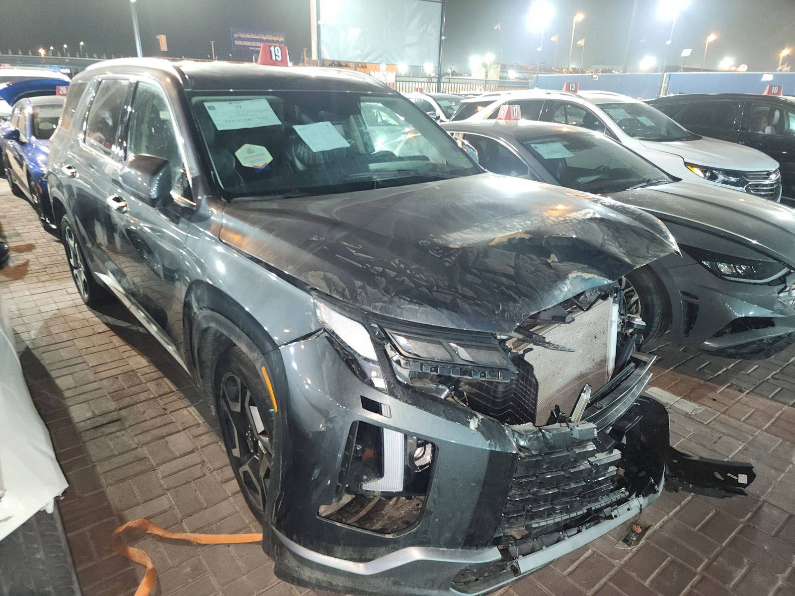 2023 HYUNDAI PALISADE LIMITED — sold — 52203 Miles — Lot PU568782 — Al Sajaa - Marhaba Auctions Used Cars - Image 3