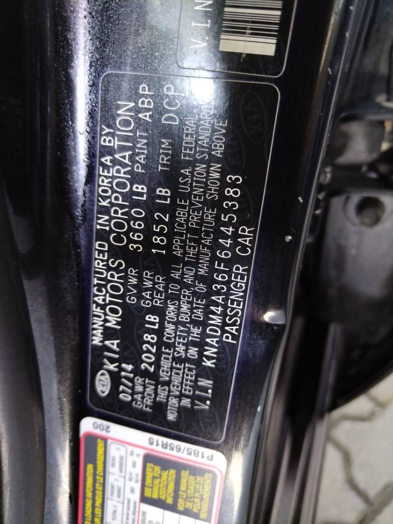 2015 KIA RIO — 164541 Miles — Lot 37704027 - Marhaba Auctions Used Cars - Image 11