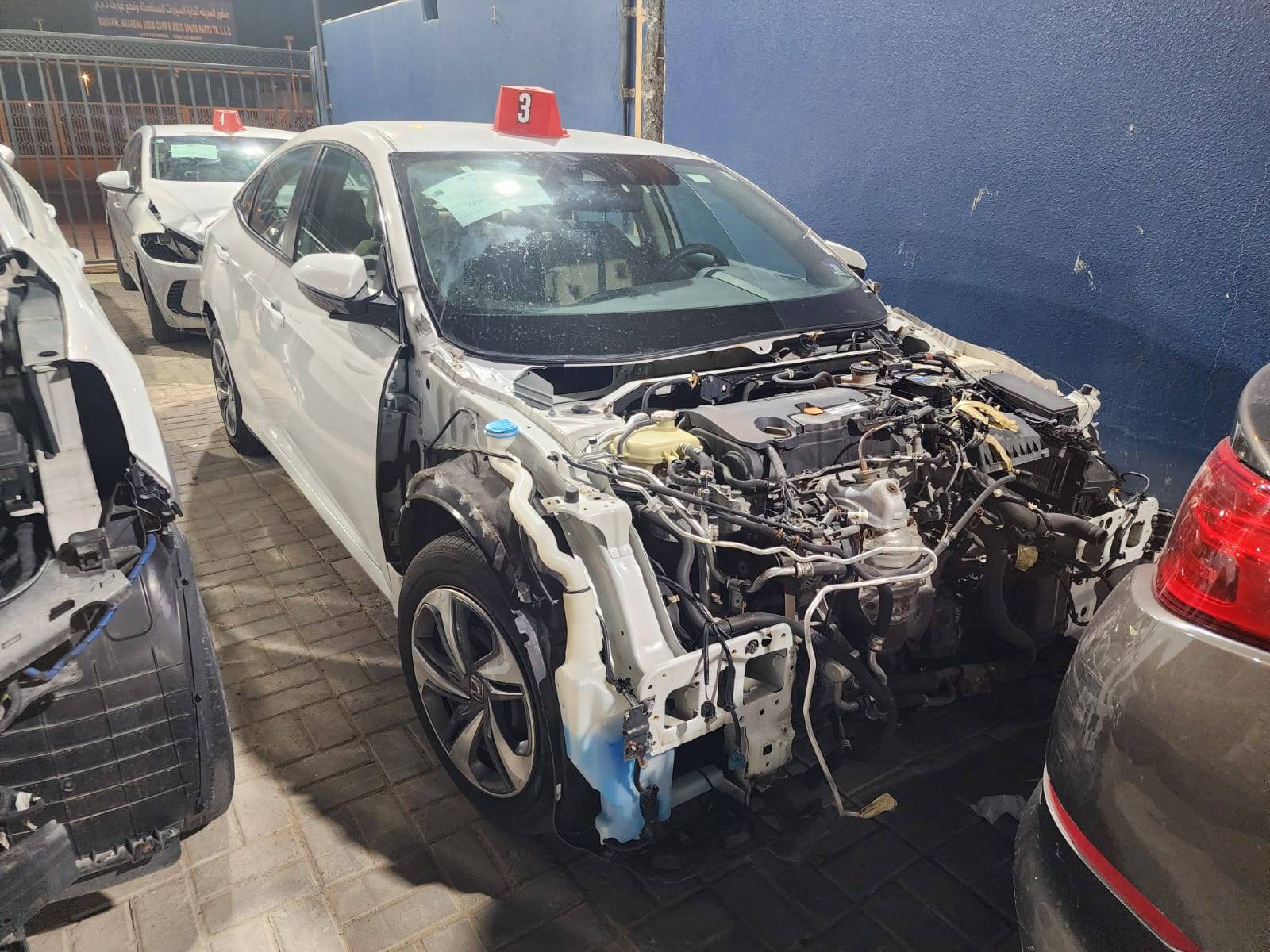 2019 HONDA CIVIC — 94628 Miles — Lot H548008 - Marhaba Auctions Used Cars - Image 3