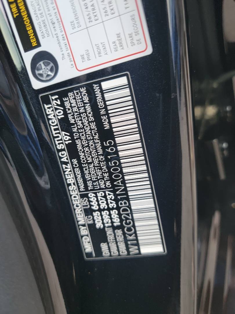 2022 MERCEDES BENZ EQS 450 — 18504 Miles — Lot A005165 — Main - Marhaba Auctions Used Cars - Image 10