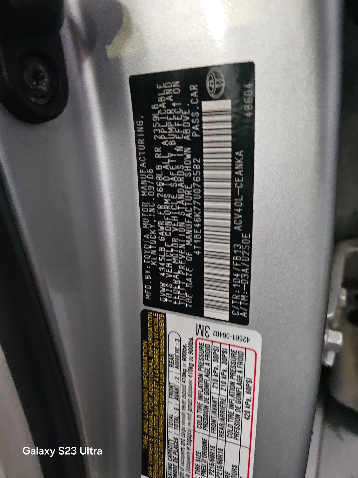 TOYOTA CAMRY 2007 - Marhaba Auction Used Cars - Image 10