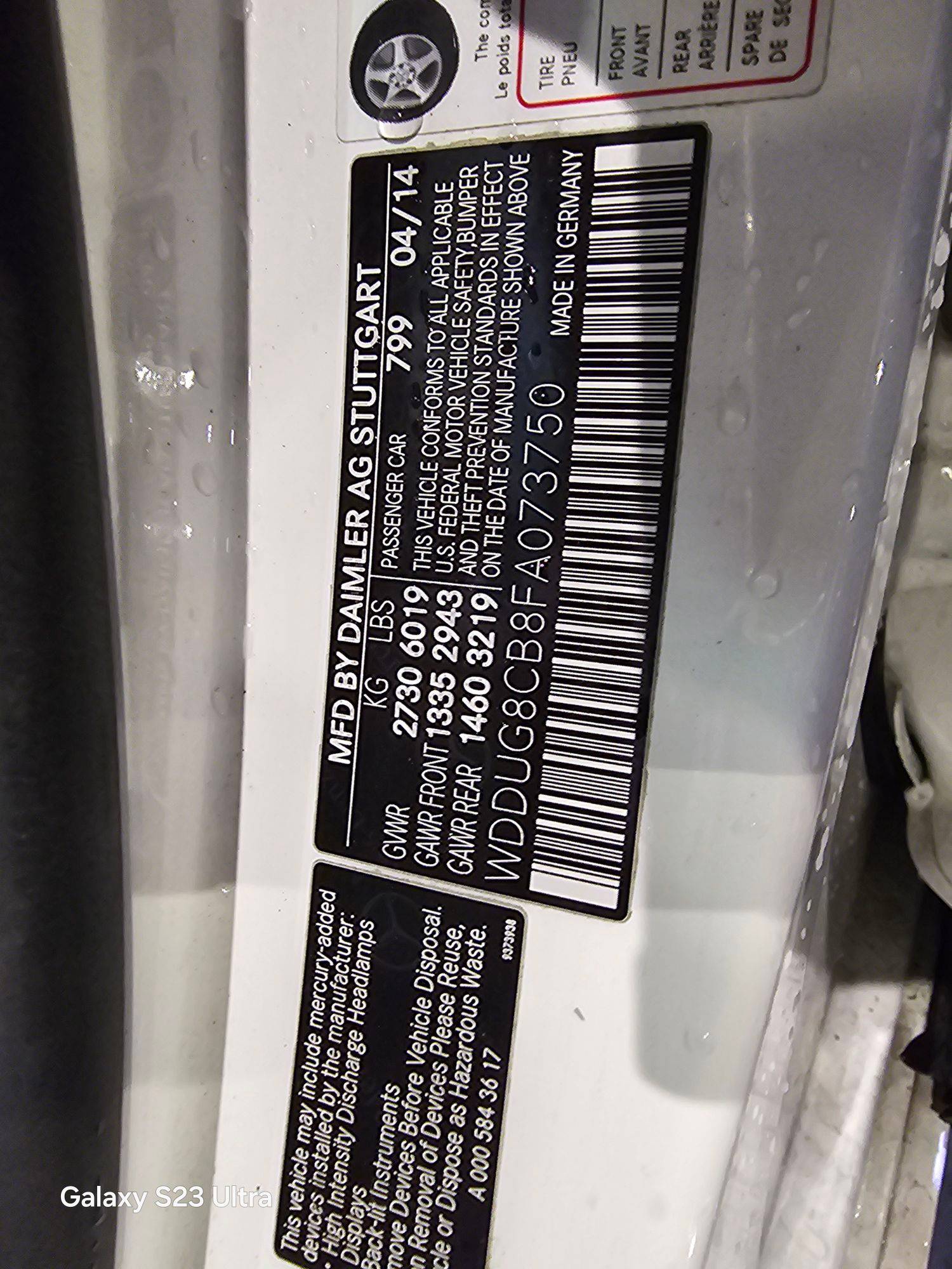 MERCEDES BENZ S 550 2015 - Marhaba Auction Used Cars - Image 11