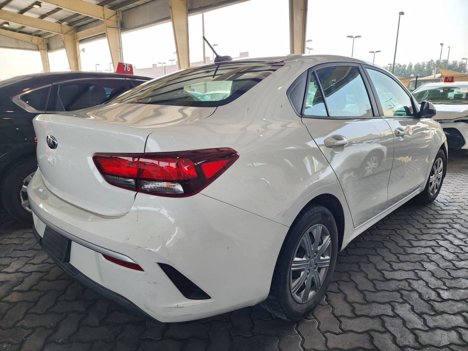 2021 KIA RIO — 82075 Miles — Lot 46688824 — Souq - Marhaba Auctions Used Cars - Image 3