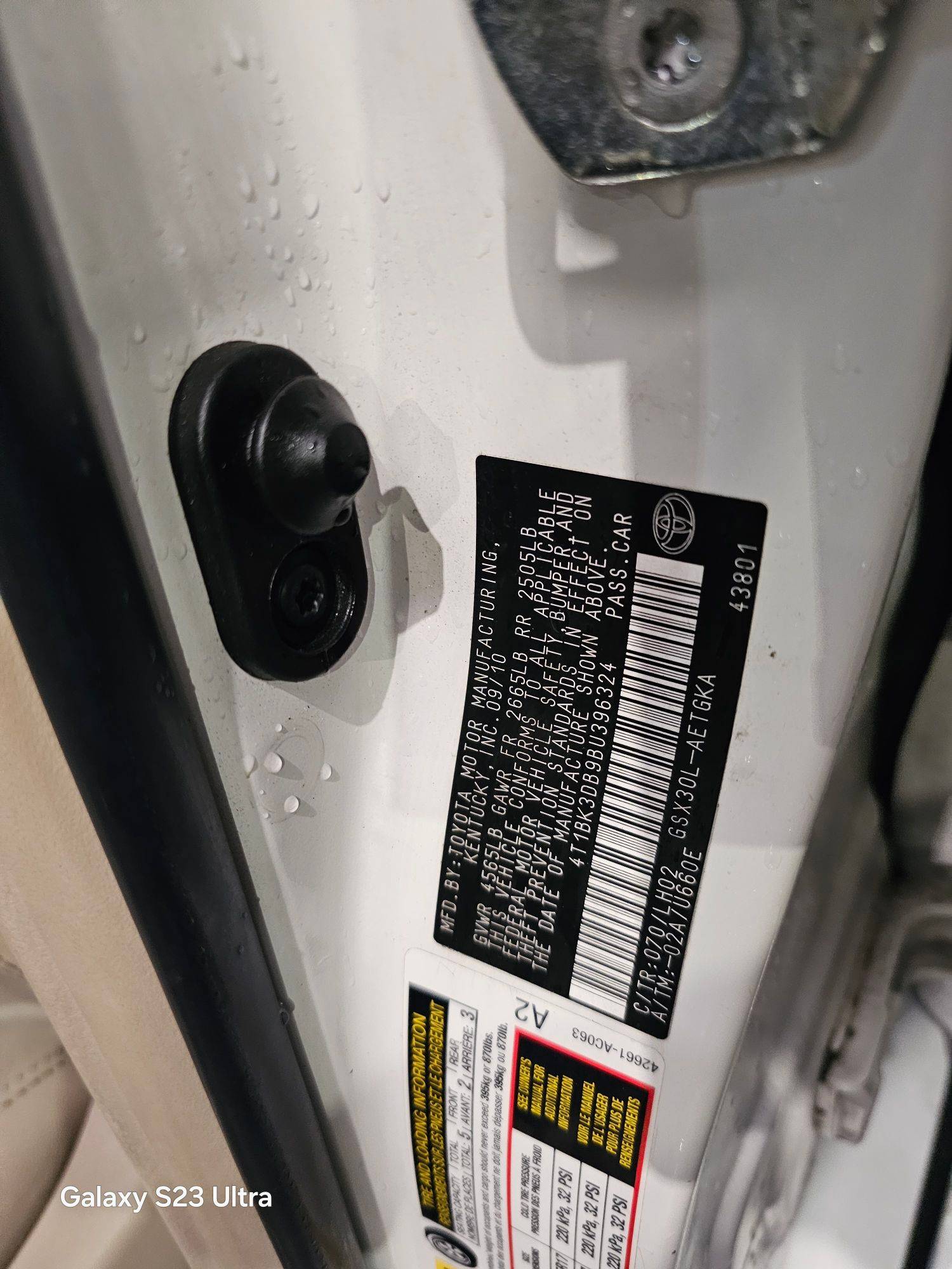 TOYOTA AVALON 2011 - Marhaba Auction Used Cars - Image 10