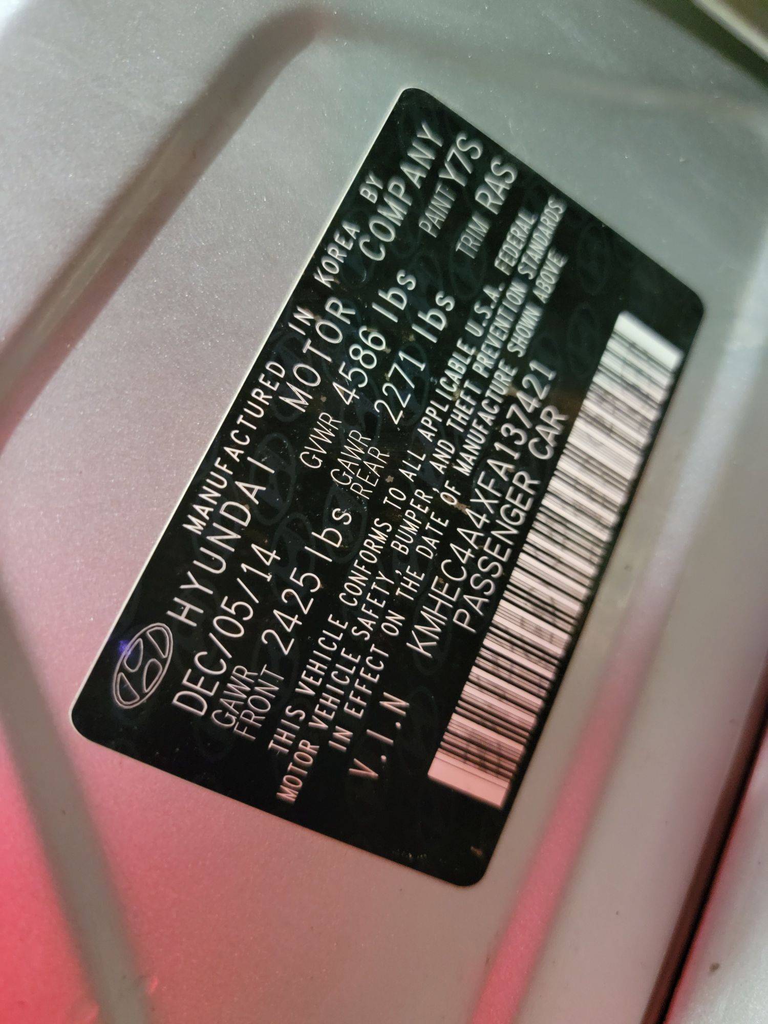 HYUNDAI SONATA 2015 - Marhaba Auction Used Cars - Image 9