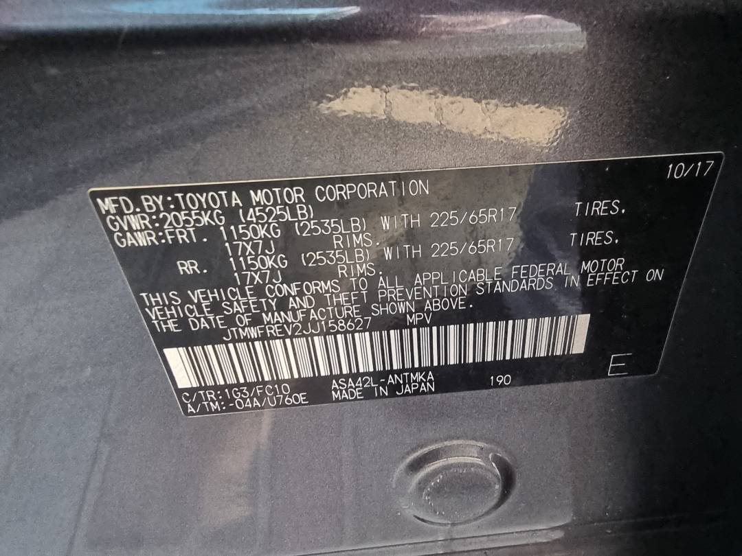 TOYOTA RAV4 2018 - Marhaba Auction Used Cars - Image 8