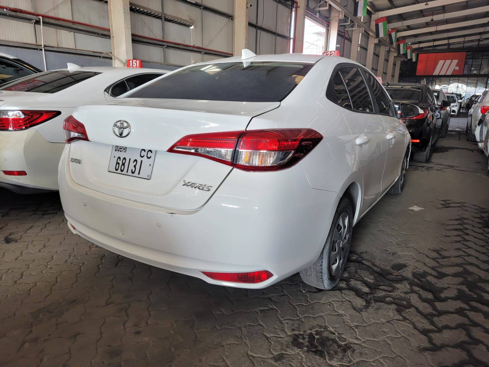 2021 TOYOTA YARIS — 139366 KM — Lot 2148623 — Main - Marhaba Auctions Used Cars - Image 3