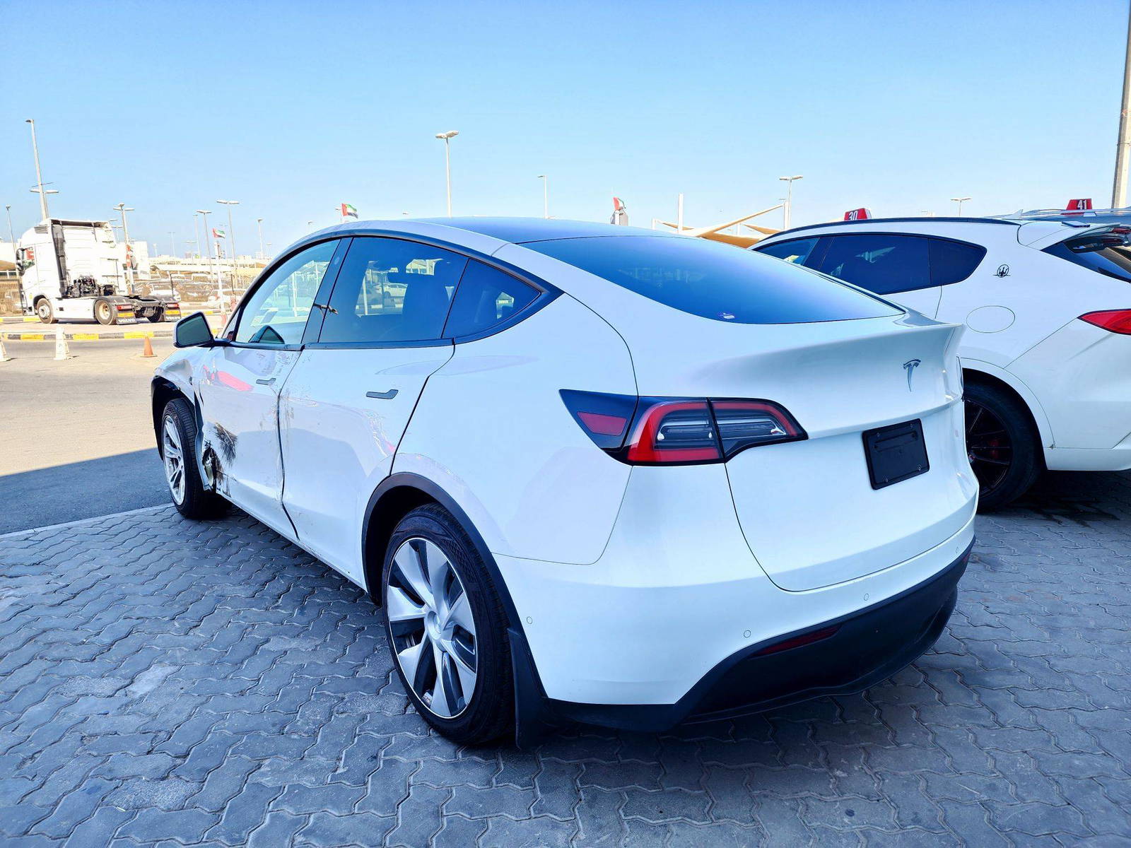 2021 TESLA MODEL Y — 123880 Miles — Lot 65182664 — Main - Marhaba Auctions Used Cars - Image 3