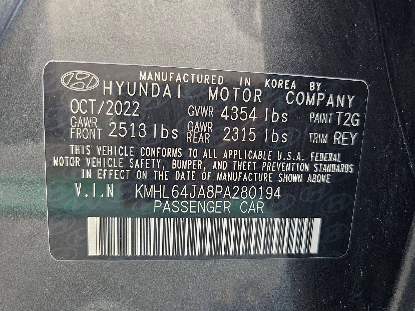 HYUNDAI SONATA 2023 - Marhaba Auction Used Cars - Image 10