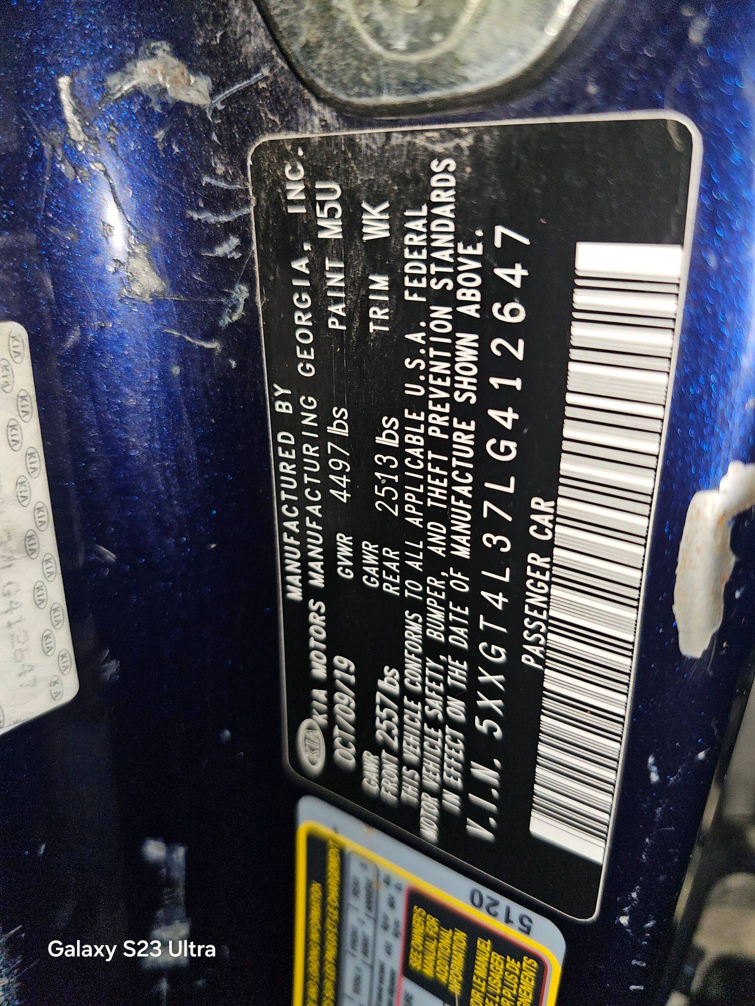 KIA OPTIMA 2020 - Marhaba Auction Used Cars - Image 8