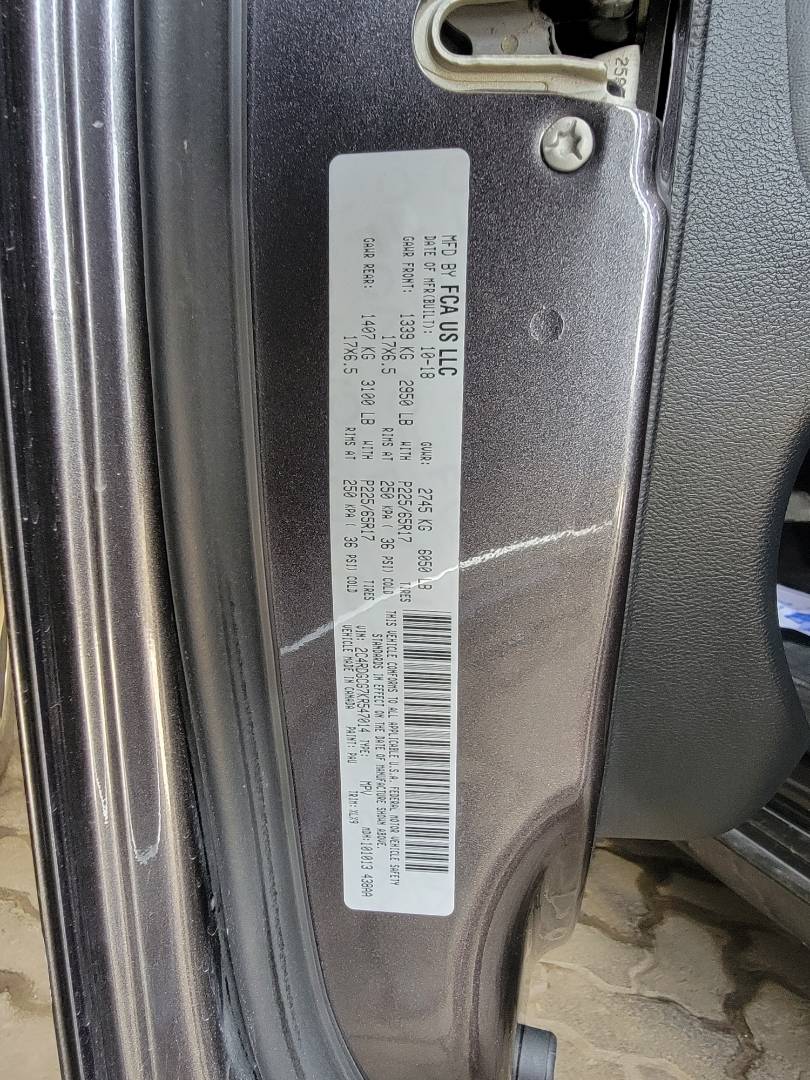 2019 DODGE CARAVAN — 80744 Miles — Lot R547014 — Main - Marhaba Auctions Used Cars - Image 9