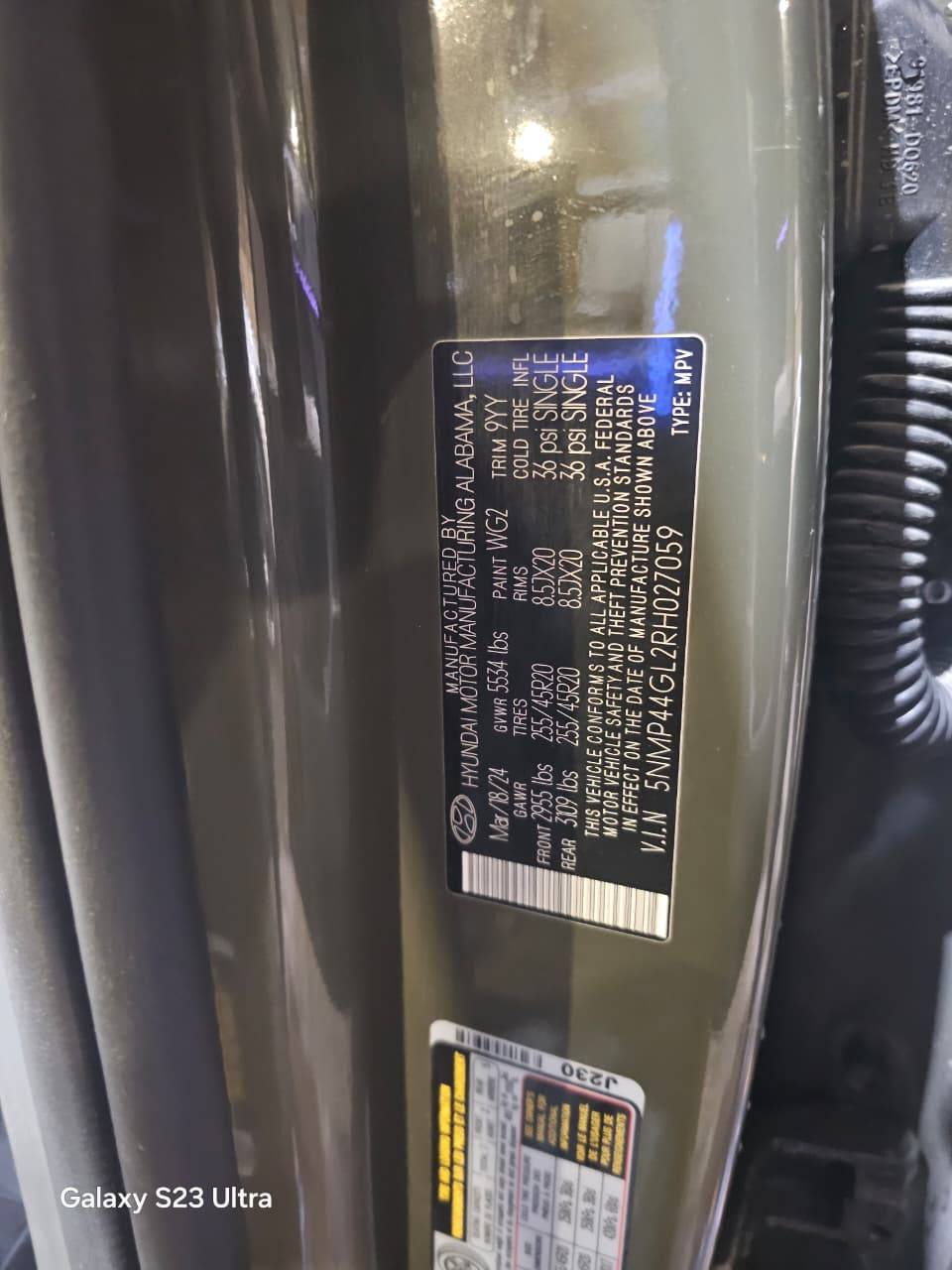 HYUNDAI SANTA FE 2024 - Marhaba Auction Used Cars - Image 9