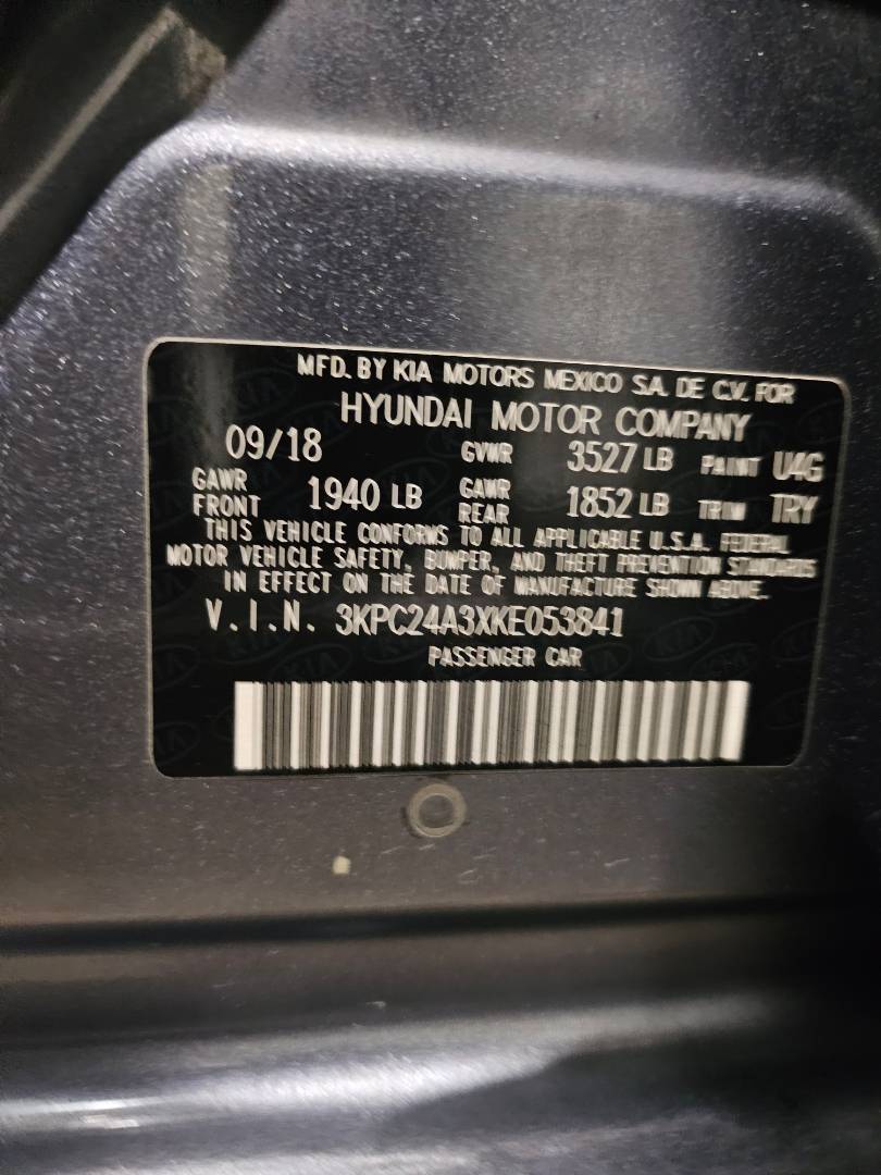 HYUNDAI ACCENT 2019 - Marhaba Auction Used Cars - Image 8