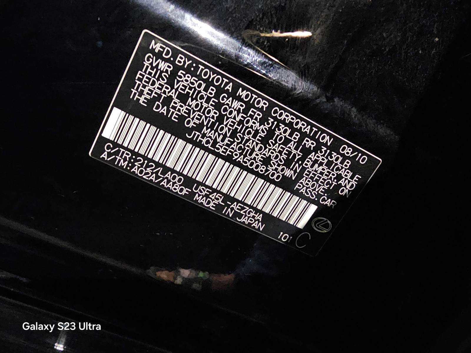 LEXUS LS 460 2010 - Marhaba Auction Used Cars - Image 10