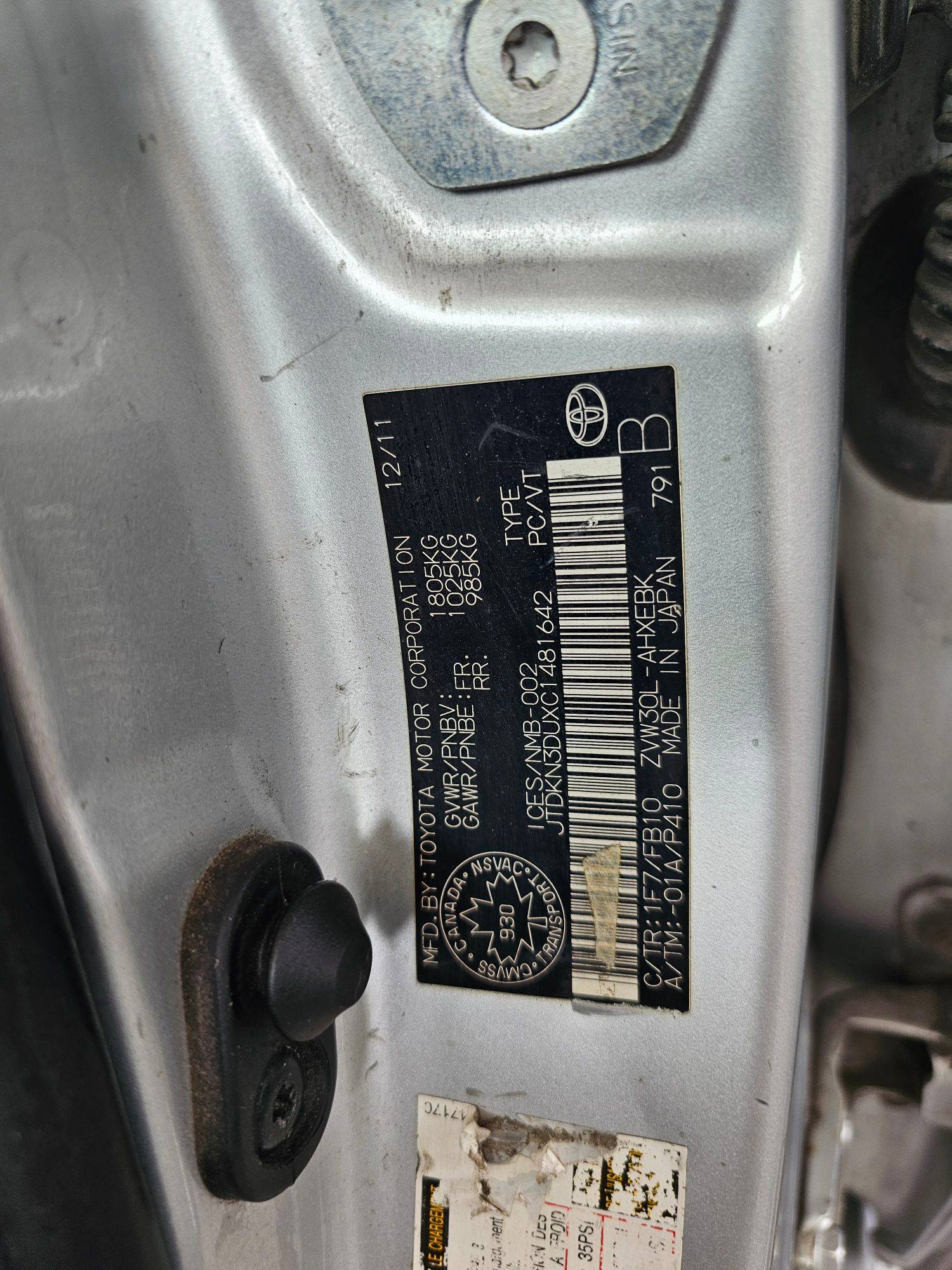 TOYOTA PRIUS 2012 - Marhaba Auction Used Cars - Image 9